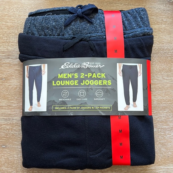 Eddie Bauer Pants Eddie Bauer Mens 2pack Sweatpants Tapered Lounge